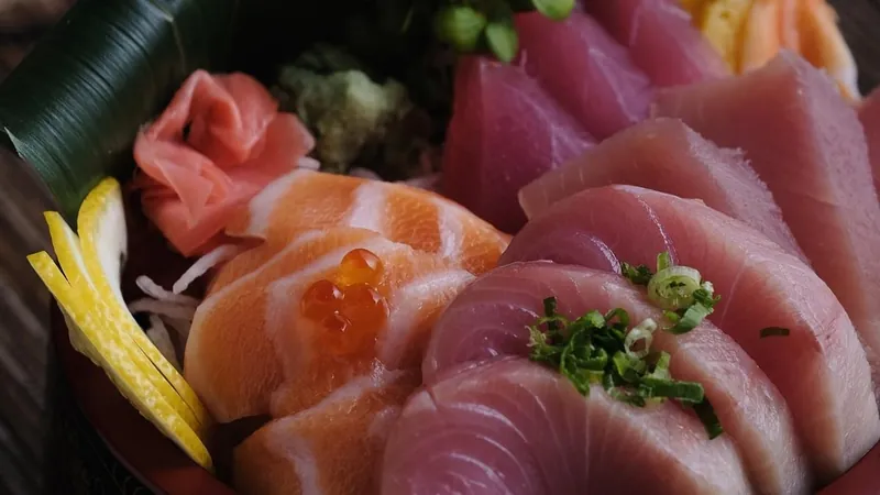 Chirashi at Aloha Sushi